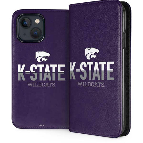 Kansas State University K-State Wildcats Gradient iPhone 15 Plus Folio Case
