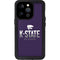 Kansas State University K-State Wildcats Gradient iPhone 15 Pro Waterproof Case