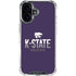 Kansas State University K-State Wildcats Gradient iPhone 16 Clear Case