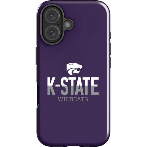 Kansas State University K-State Wildcats Gradient iPhone 16 Impact Case