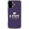 Kansas State University K-State Wildcats Gradient iPhone 16 Plus Clear Case