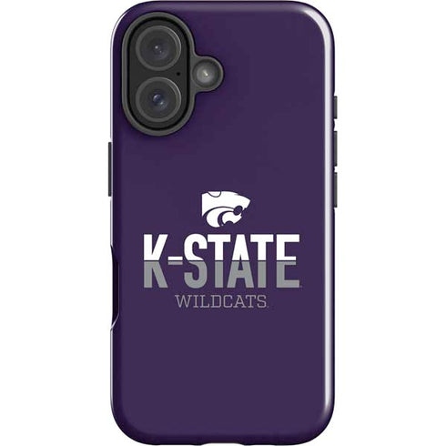 Kansas State University K-State Wildcats Gradient iPhone 16 Plus Impact Case
