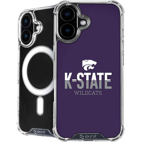 Kansas State University K-State Wildcats Gradient iPhone 16 Plus MagSafe Case