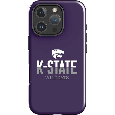Kansas State University K-State Wildcats Gradient iPhone 16 Pro Impact Case