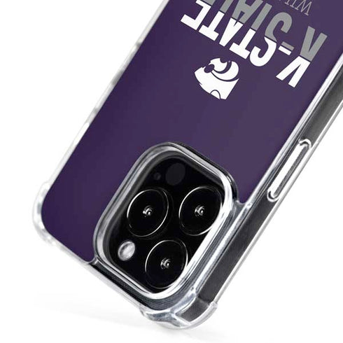 Kansas State University K-State Wildcats Gradient iPhone 16 Pro MagSafe Case