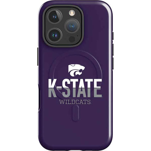 Kansas State University K-State Wildcats Gradient iPhone 16 Pro Max Magsafe Impact Case