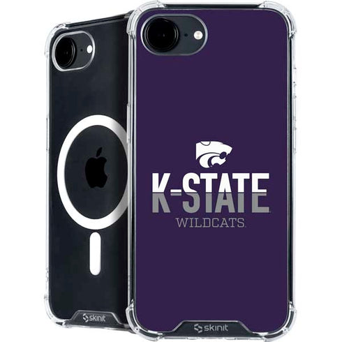 Kansas State University K-State Wildcats Gradient iPhone 16e MagSafe Case