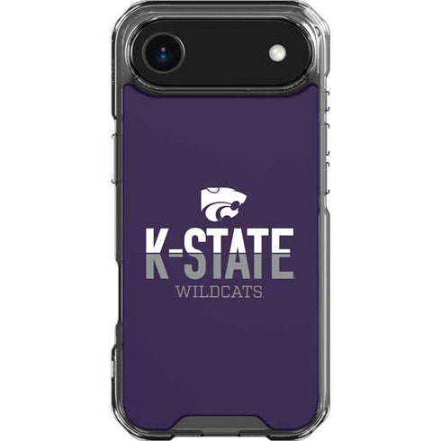 Kansas State University K-State Wildcats Gradient iPhone 17 Air Clear Case
