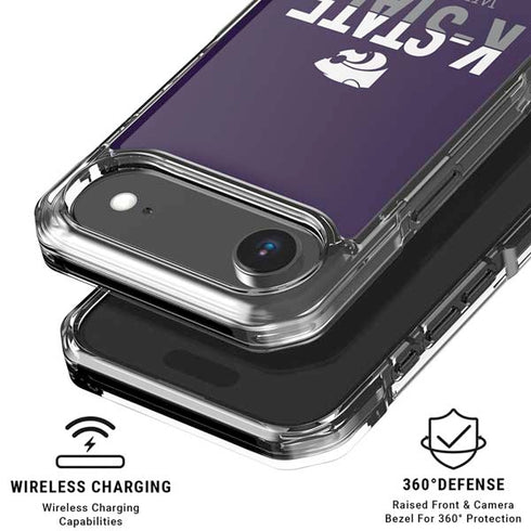 Kansas State University K-State Wildcats Gradient iPhone 17 Air Clear Case
