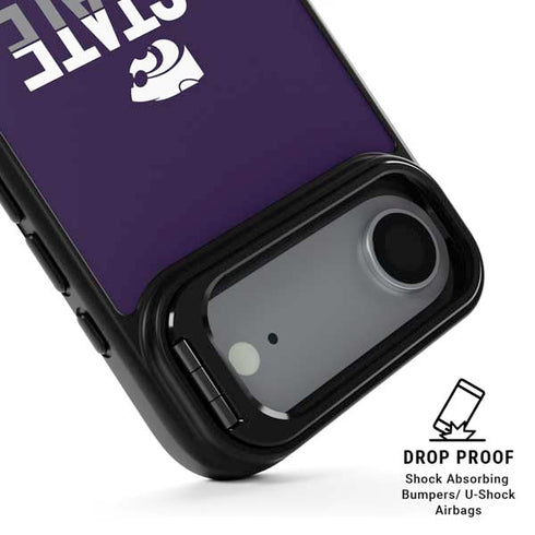 Kansas State University K-State Wildcats Gradient iPhone 17 Air Kickstand Case