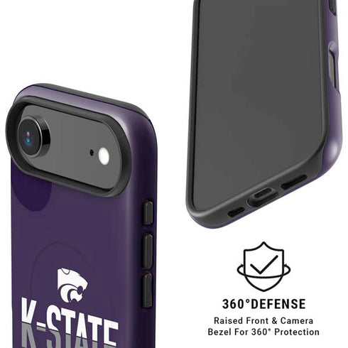 Kansas State University K-State Wildcats Gradient iPhone 17 Air Magsafe Impact Case