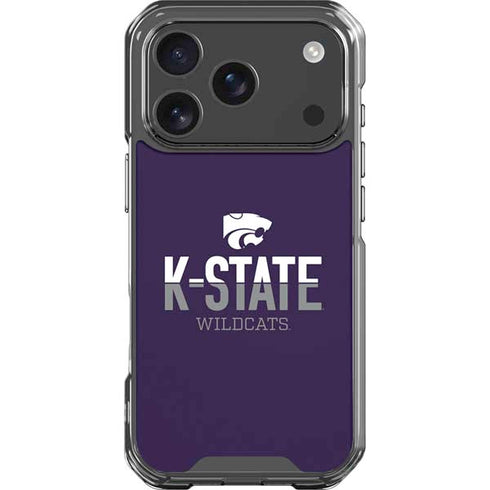 Kansas State University K-State Wildcats Gradient iPhone 17 Pro Clear Case