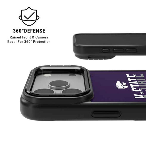 Kansas State University K-State Wildcats Gradient iPhone 17 Pro Kickstand Case