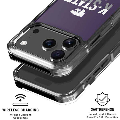 Kansas State University K-State Wildcats Gradient iPhone 17 Pro MagSafe Case