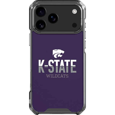 Kansas State University K-State Wildcats Gradient iPhone 17 Pro Max Clear Case