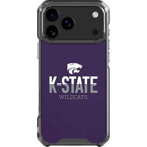 Kansas State University K-State Wildcats Gradient iPhone 18 Pro Max Clear Case