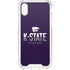 Kansas State University K-State Wildcats Gradient iPhone XS Clear Case