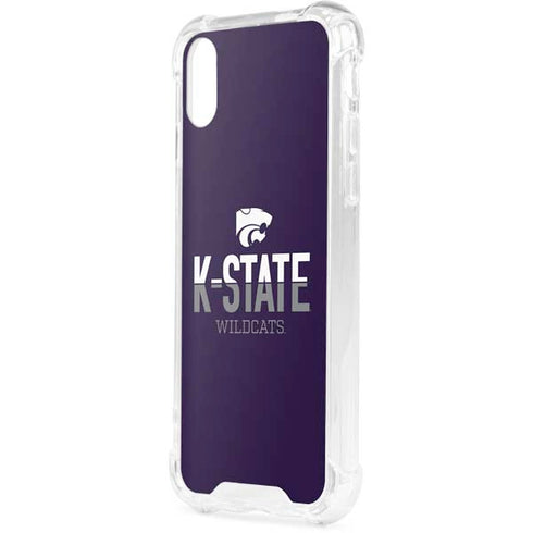 Kansas State University K-State Wildcats Gradient iPhone XS Clear Case