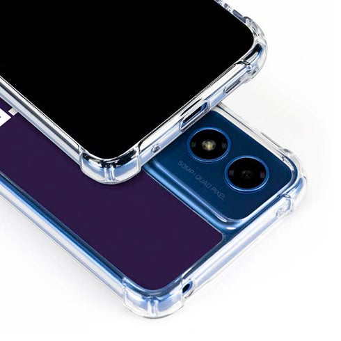 Kansas State University K-State Wildcats Gradient Moto G 5G (2024) Clear Case