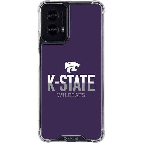 Kansas State University K-State Wildcats Gradient Moto G Power 5G (2024) Clear Case
