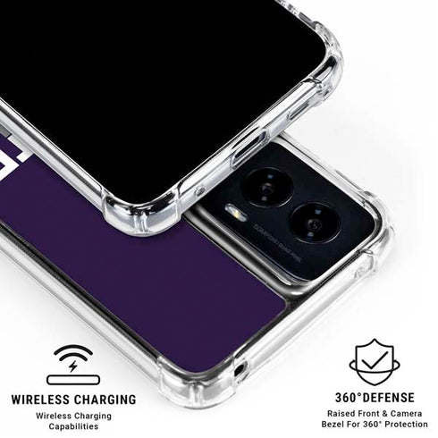 Kansas State University K-State Wildcats Gradient Moto G Power 5G (2024) Clear Case