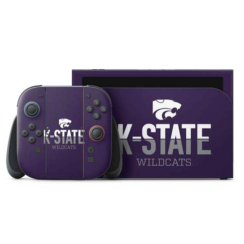 Kansas State University K-State Wildcats Gradient Nintendo Skins