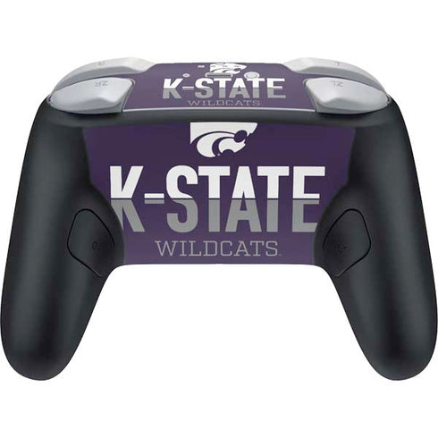 Kansas State University K-State Wildcats Gradient Nintendo Switch 2 (2025) Pro Controller Skin