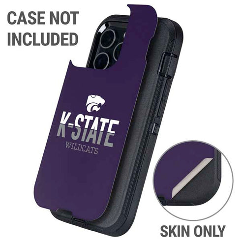 Kansas State University K-State Wildcats Gradient Otterbox Defender iPhone Skin