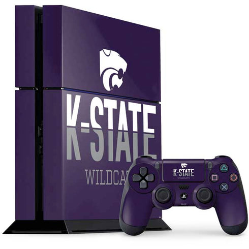 Kansas State University K-State Wildcats Gradient PlayStation PS4 Skins