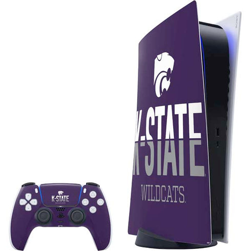 Kansas State University K-State Wildcats Gradient PlayStation PS5 Skins
