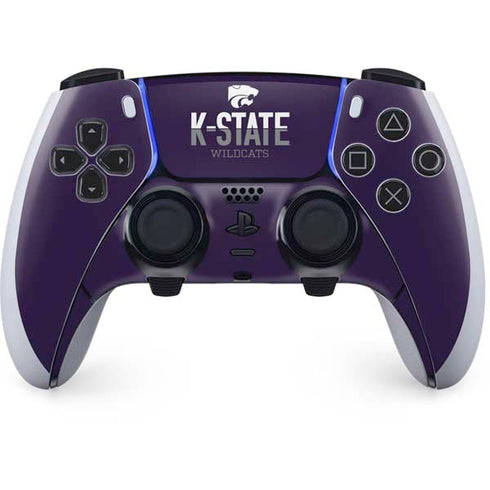 Kansas State University K-State Wildcats Gradient PS5 DualSense Edge Pro Controller Skin