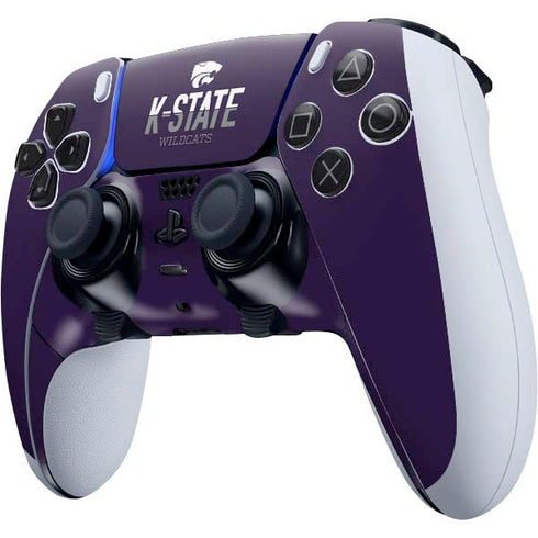 Kansas State University K-State Wildcats Gradient PS5 DualSense Edge Pro Controller Skin