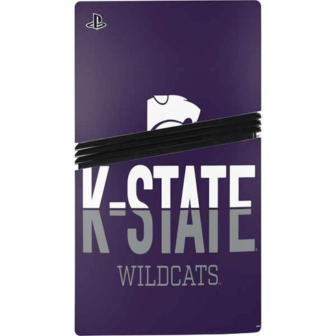 Kansas State University K-State Wildcats Gradient PS5 Pro Bundle Skin
