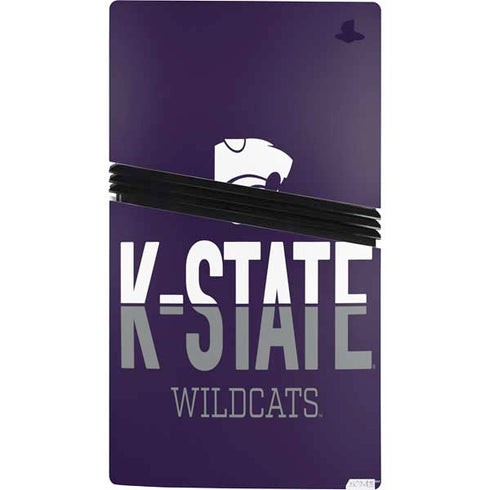 Kansas State University K-State Wildcats Gradient PS5 Pro Console Skin