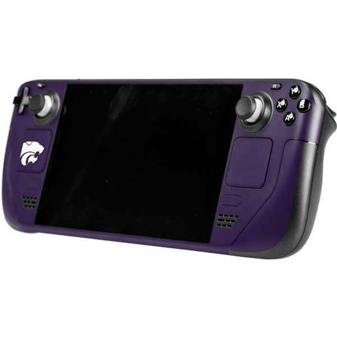 Kansas State University K-State Wildcats Gradient Steam Deck Handheld Gaming Computer OLED Skin