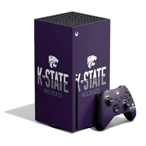 Kansas State University K-State Wildcats Gradient Xbox Series X Skins