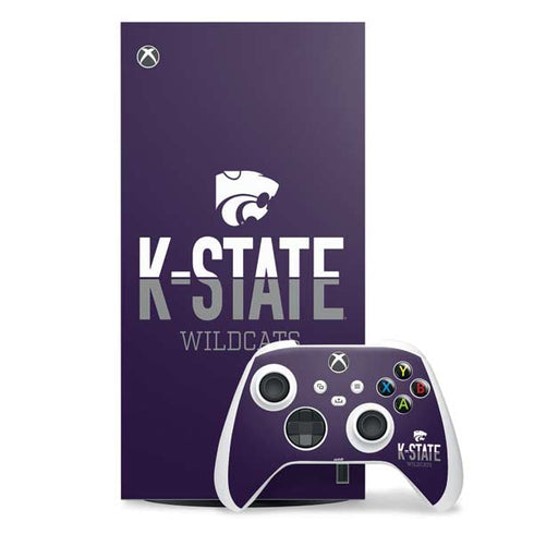 Kansas State University K-State Wildcats Gradient Xbox Series X Skins