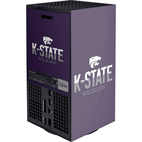 Kansas State University K-State Wildcats Gradient XBox Series X Digital Edition Console Skin