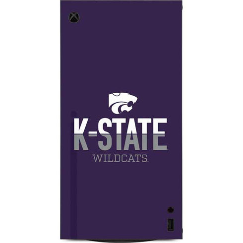 Kansas State University K-State Wildcats Gradient XBox Series X Digital Edition Console Skin