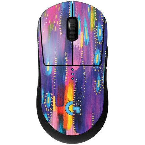 Kaleidoscope Brush Stroke by Etta Vee G Pro Wireless Gaming Mouse Skin