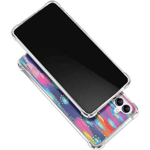 Kaleidoscope Brush Stroke by Etta Vee Gabb Phone 4 Clear Case