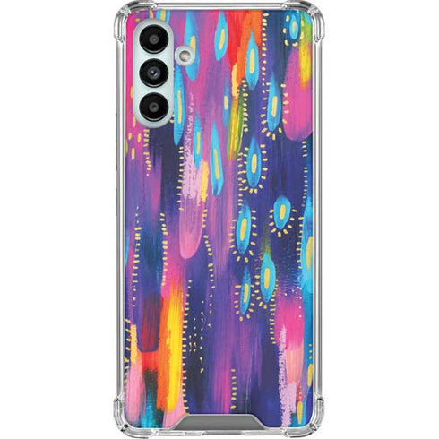 Kaleidoscope Brush Stroke by Etta Vee Galaxy A13 5G Clear Case