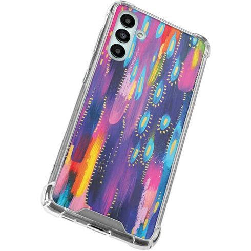 Kaleidoscope Brush Stroke by Etta Vee Galaxy A13 5G Clear Case