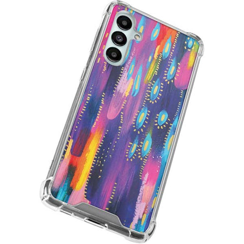 Kaleidoscope Brush Stroke by Etta Vee Galaxy A16 5G Clear Case