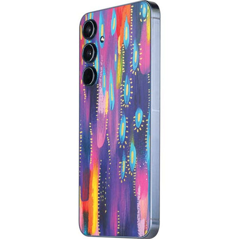 Kaleidoscope Brush Stroke by Etta Vee Galaxy A35 5G Skin