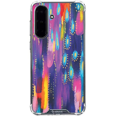 Kaleidoscope Brush Stroke by Etta Vee Galaxy A36 5G Clear Case