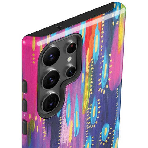 Kaleidoscope Brush Stroke by Etta Vee Galaxy S23 Ultra Pro Case