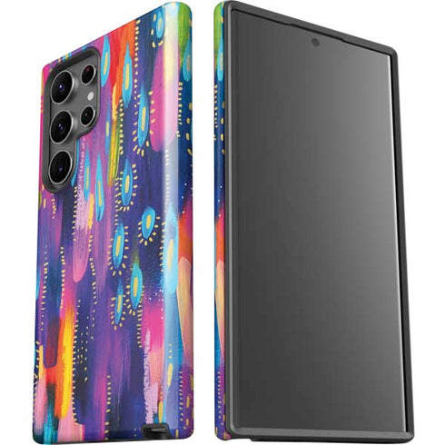 Kaleidoscope Brush Stroke by Etta Vee Galaxy S23 Ultra Pro Case