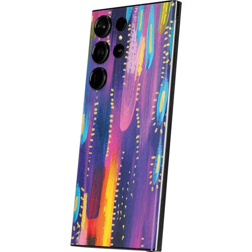 Kaleidoscope Brush Stroke by Etta Vee Galaxy Skins