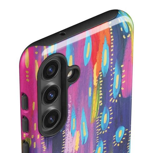 Kaleidoscope Brush Stroke by Etta Vee Galaxy S25 Plus Impact Case